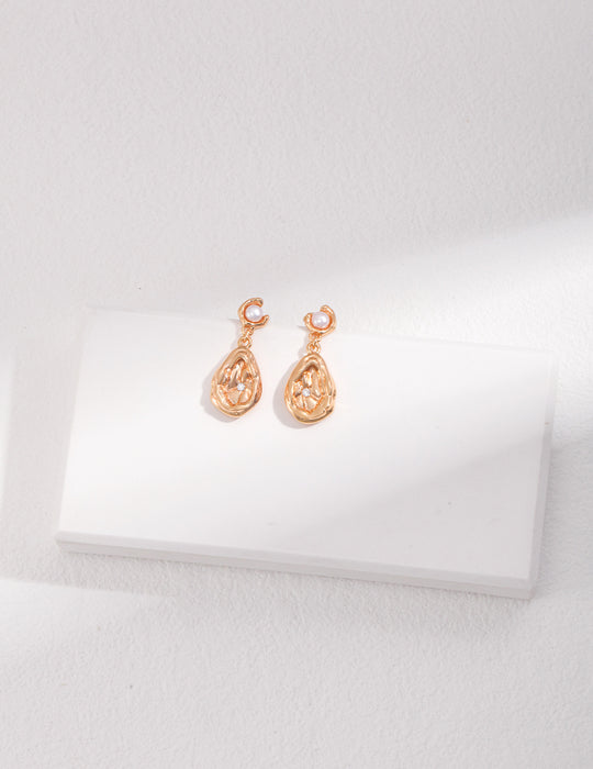 Golden Blossom Earrings