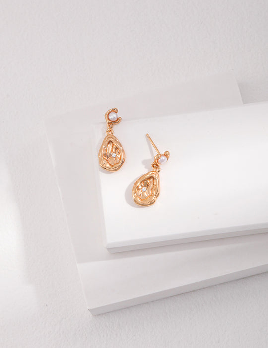 Golden Blossom Earrings