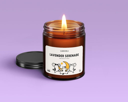 Lamoonla - Lavender Serenade Candle - B