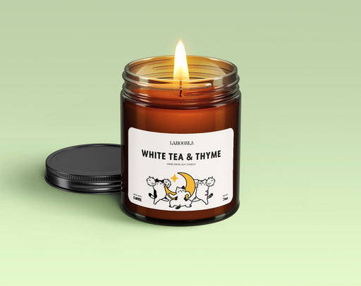 Lamoonla - White Tea & Thyme Candle - B